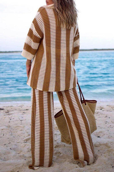 Amelia - Striped Set Elegant & Comfortable