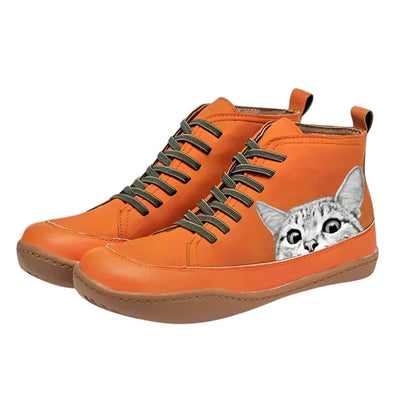 ELENA – LEATHER BOOTS FOR CAT LOVERS