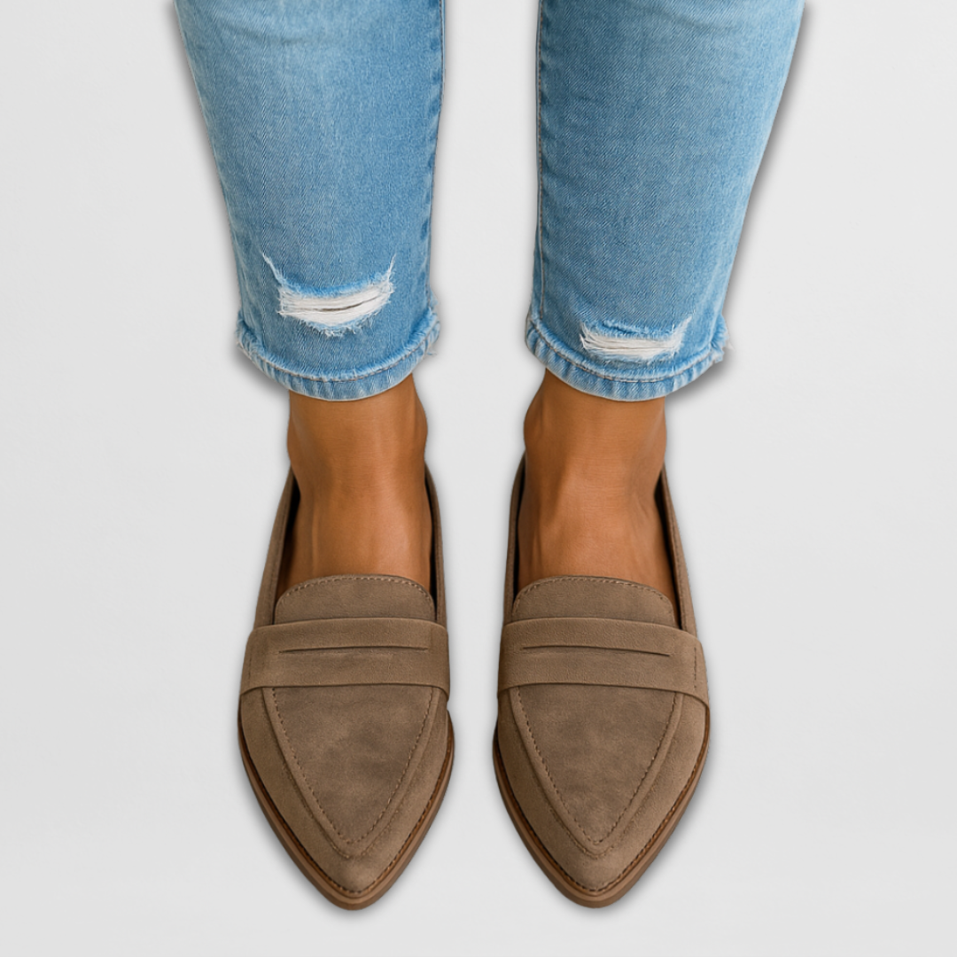 Claire - Soft Suede Loafers