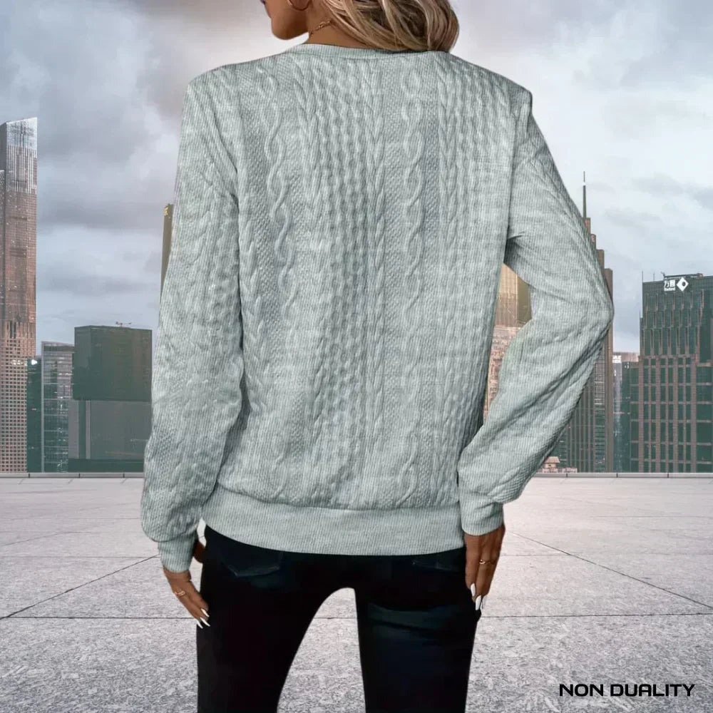 Non-Duality Zip-Up Sweater