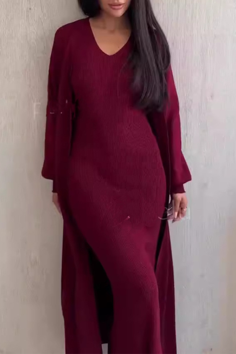 MILENA – CASUAL O-NECK LONG SLEEVE TWO-PIECE SET