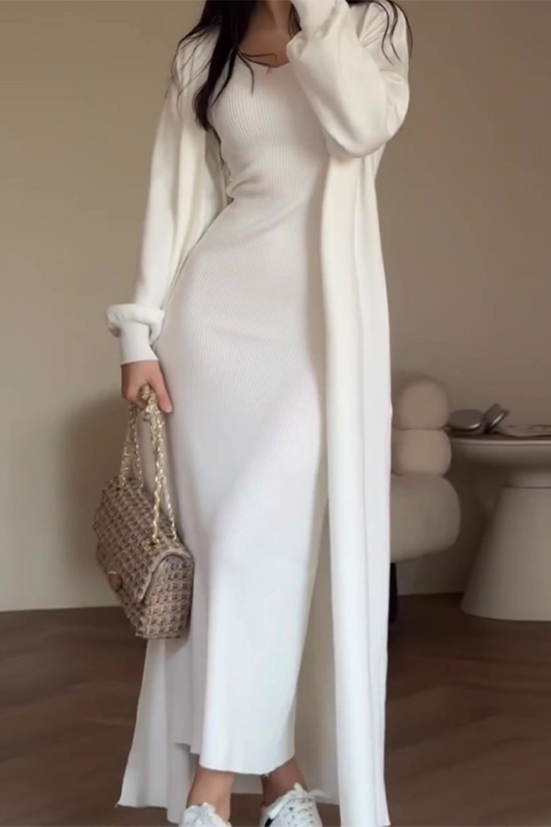 MILENA – CASUAL O-NECK LONG SLEEVE TWO-PIECE SET