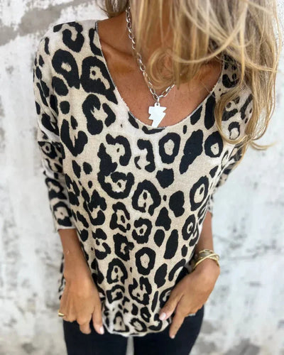 IRAVITHYN – LEOPARD PRINT SHIRT