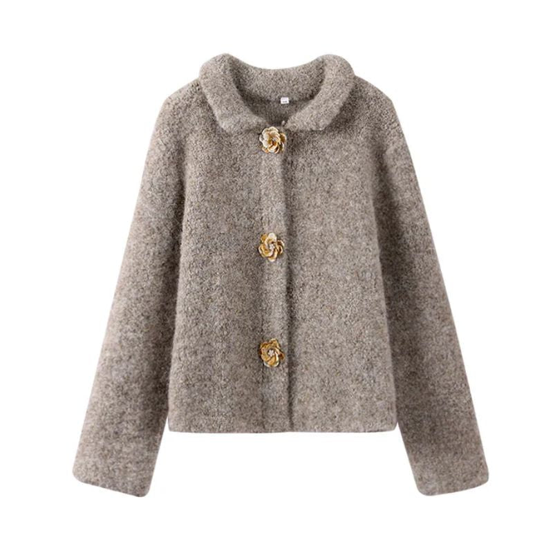 Jaden | Elegant Button-Up Short Coat