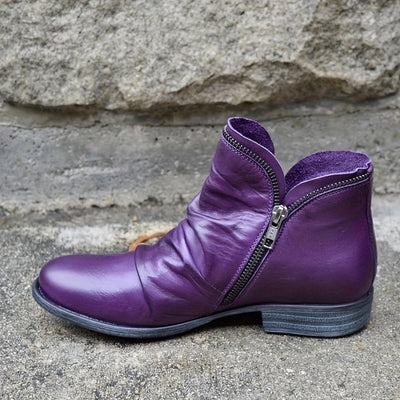Maria™ | Side-Zip Ankle Boots