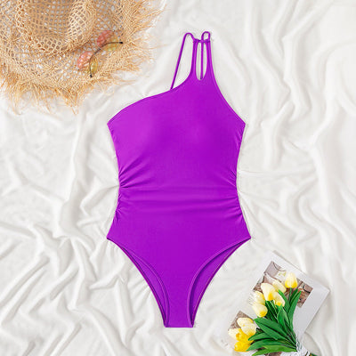 BLAKELY – ONE SHOULDER ONE PIECE SWIMSUIT