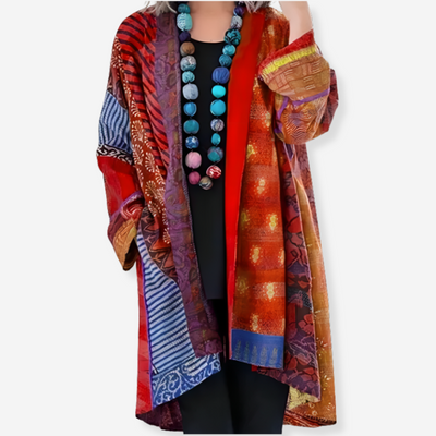 Heidi | Bohemian Patchwork Kimono Cardigan