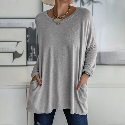 Sabrina - Relaxed Pocket Knit Sweater