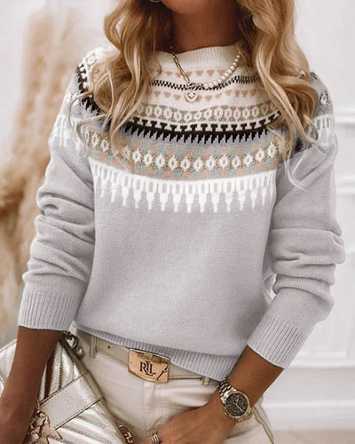 Isabelle - Nordic Elegance Knitted Sweater