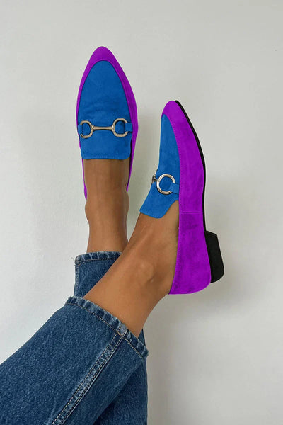 COLORBLOCK LOAFERS