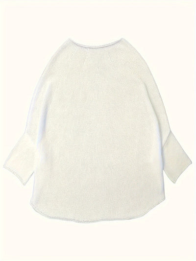 Natalie | Elegant Batwing Knit Pullover