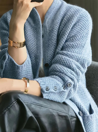 Eloise | Textured Button-Up Cardigan