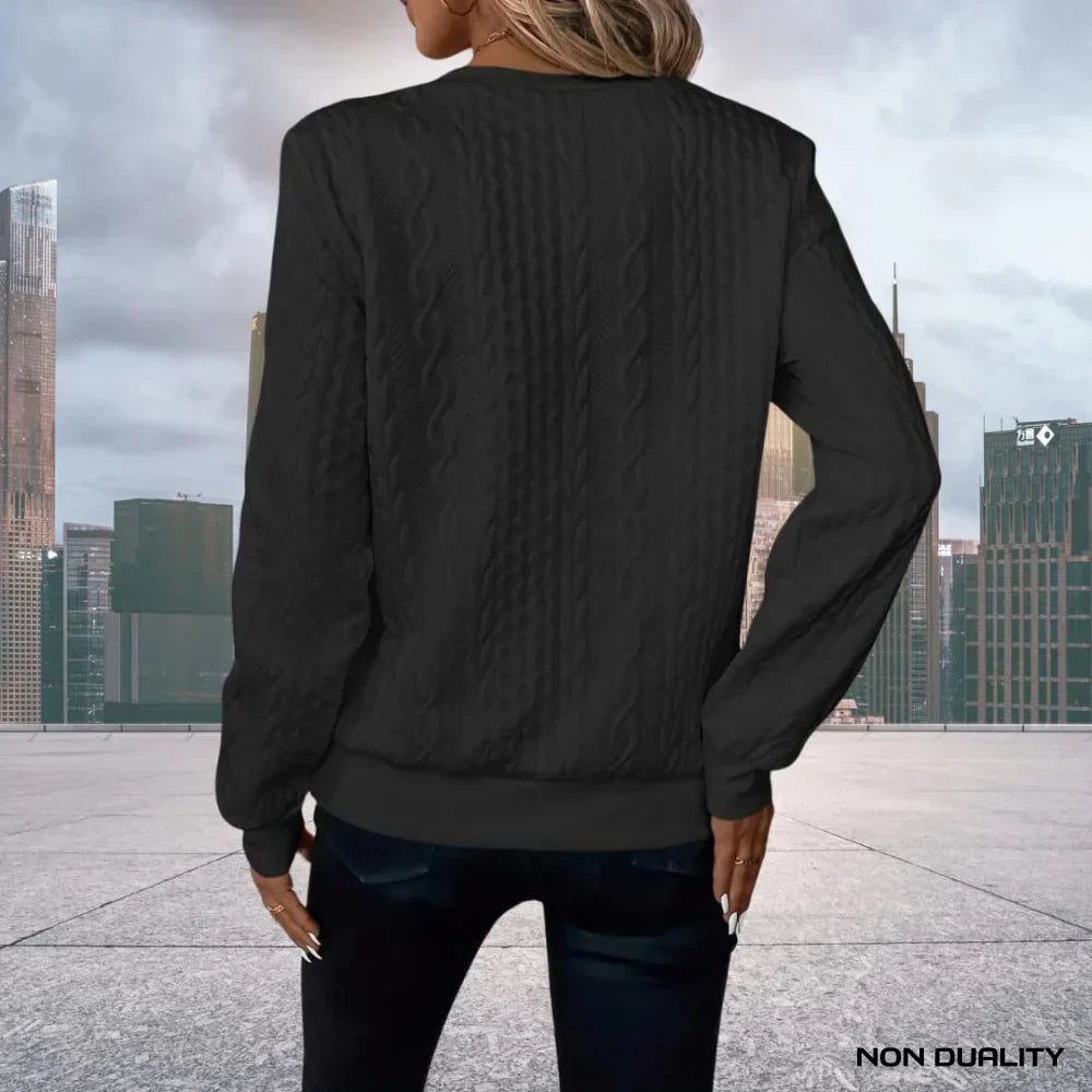 Non-Duality Zip-Up Sweater