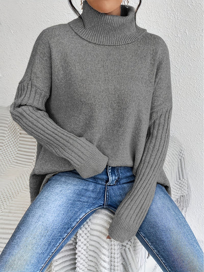 THALIORA – OVERSIZED TURTLENECK SWEATER