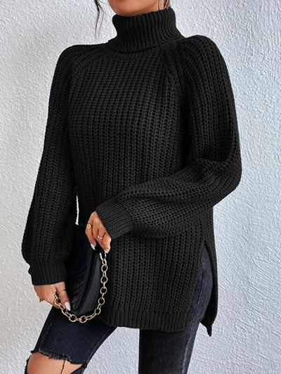 Ashlee - Chunky Knit Turtleneck Sweater