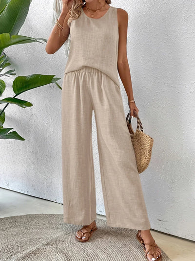 ELOWEN – ALL-DAY CHIC TANK AND PANTS PAIR