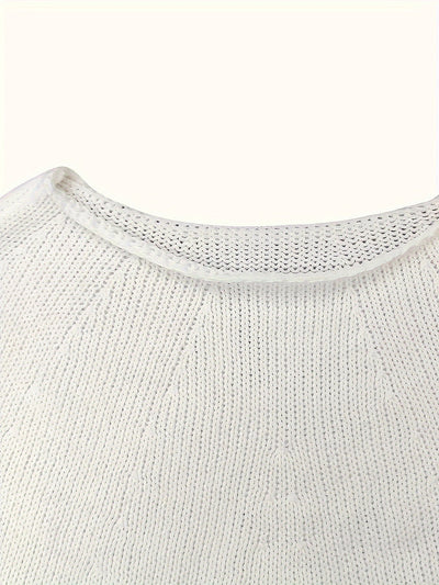 Natalie | Elegant Batwing Knit Pullover
