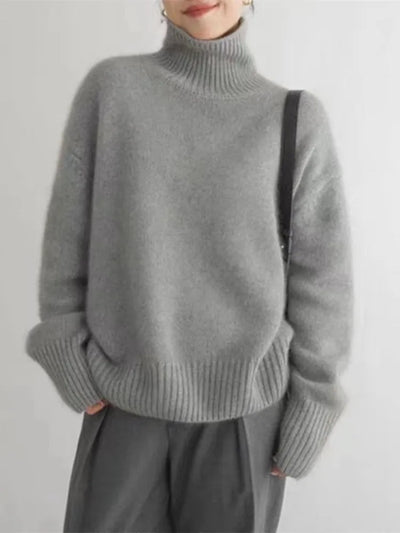 ORLYNITHRA – HIGH NECK CASHMERE SWEATER