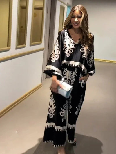 MILANI – IRREGULAR PRINT TROUSERS SET