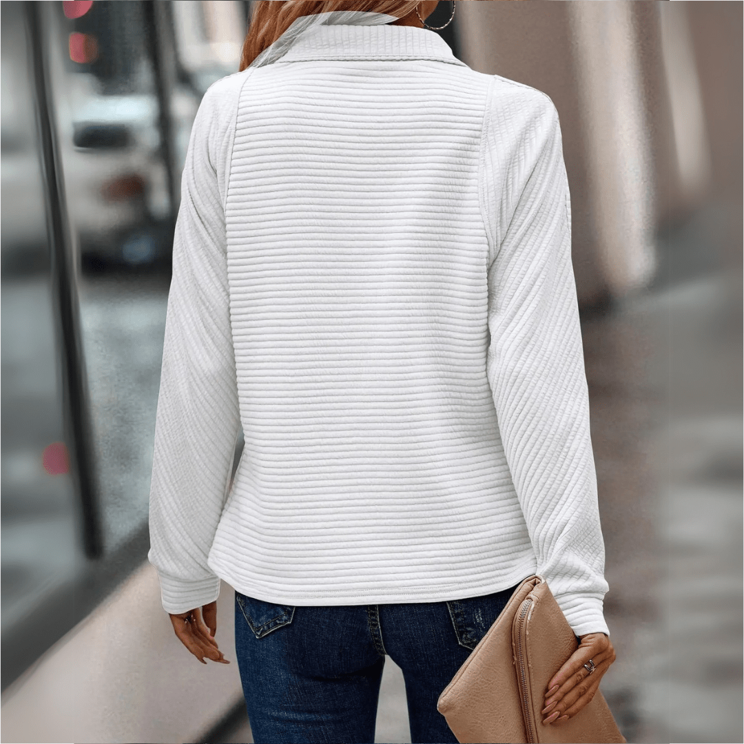 Kathleen - Casual Zip Sweater