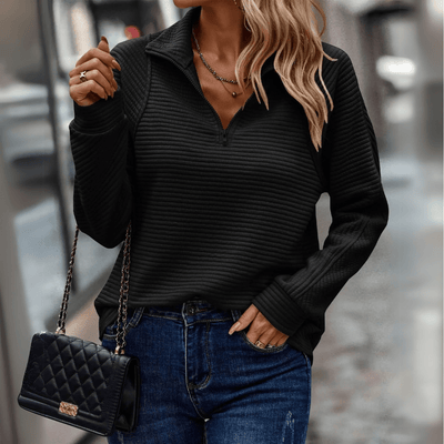 Kathleen - Casual Zip Sweater