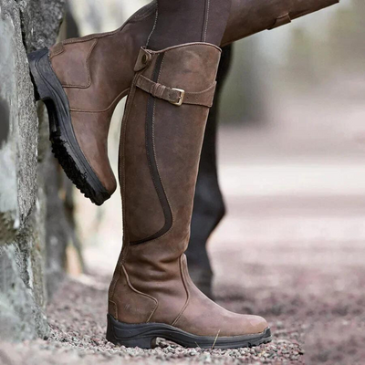 SAELA – LEATHER STYLISH BOOTS