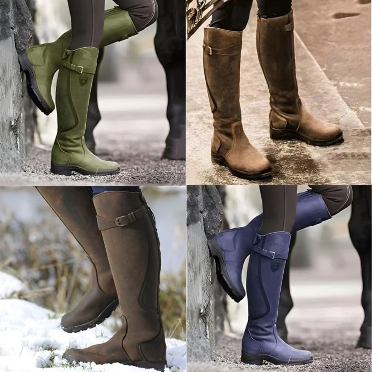 SAELA – LEATHER STYLISH BOOTS