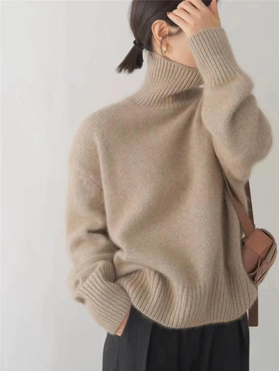 ORLYNITHRA – HIGH NECK CASHMERE SWEATER