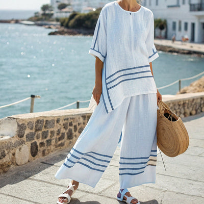 EVALINA – TIMELESS STRIPE SET