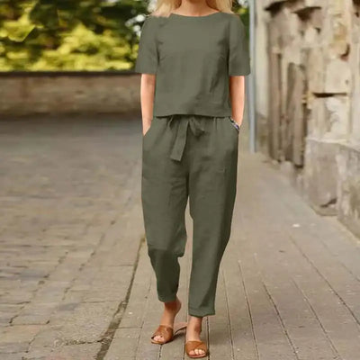 Lily - Two-Piece Linen Set