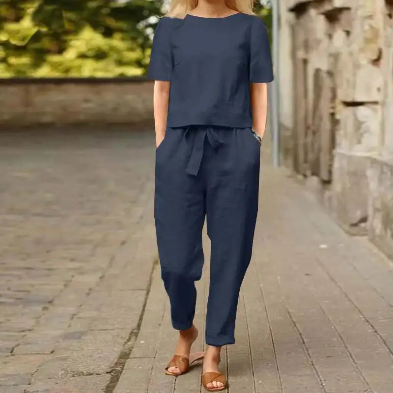 Lily - Two-Piece Linen Set