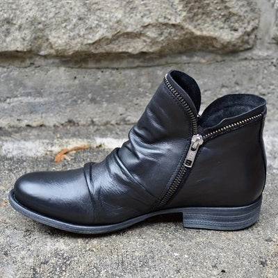 Maria™ | Side-Zip Ankle Boots