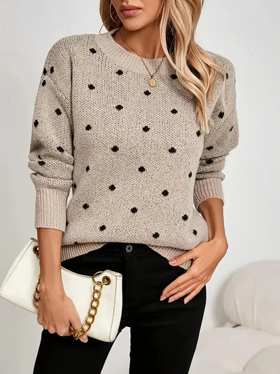 Women's Comfortable Round Neck Sweater