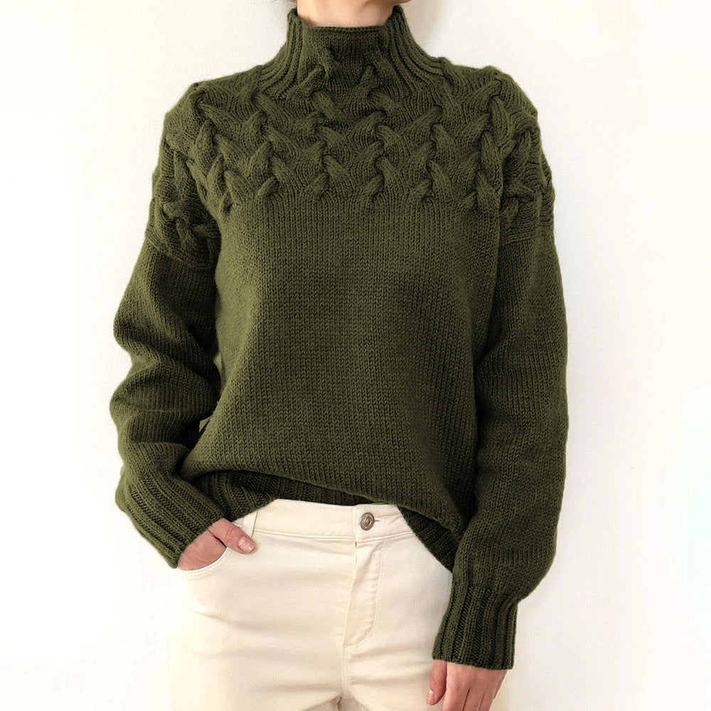 Elena - Warm Knitted Turtleneck