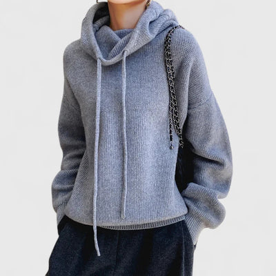 Marie - Cozy Knit Hoodie