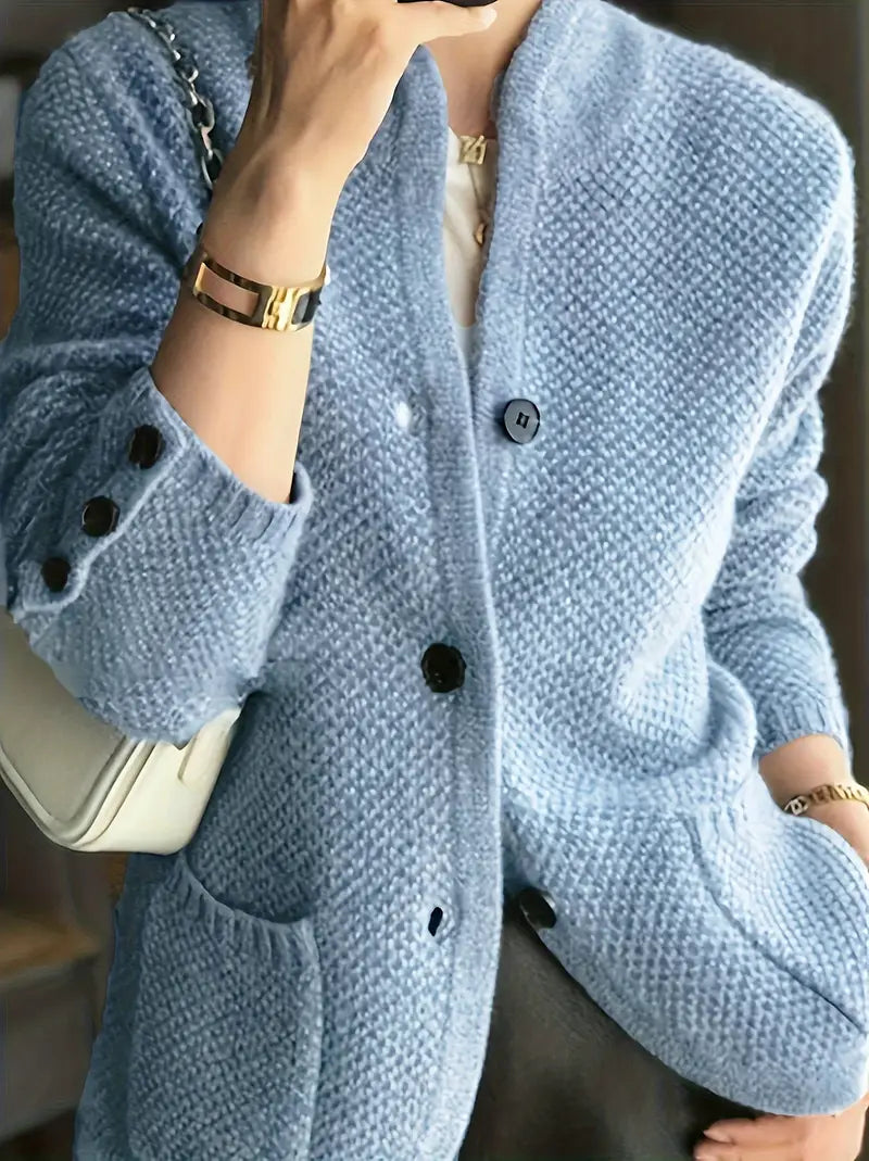 Eloise | Textured Button-Up Cardigan