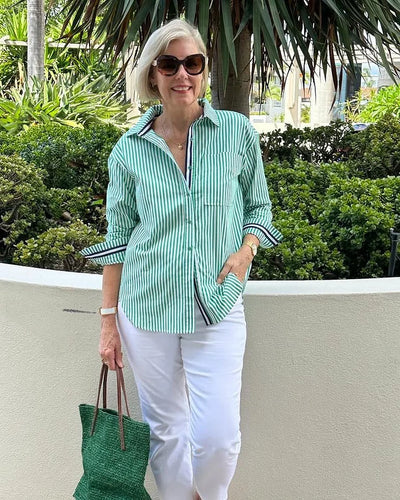 NAELYSS – STRIPED SHIRT FOR MODERN EFFORTLESS STYLE