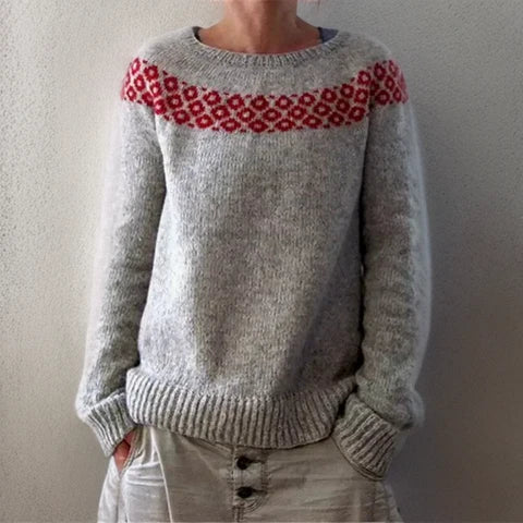 Relaxed Fit Sweater with Soft Cozy Feel