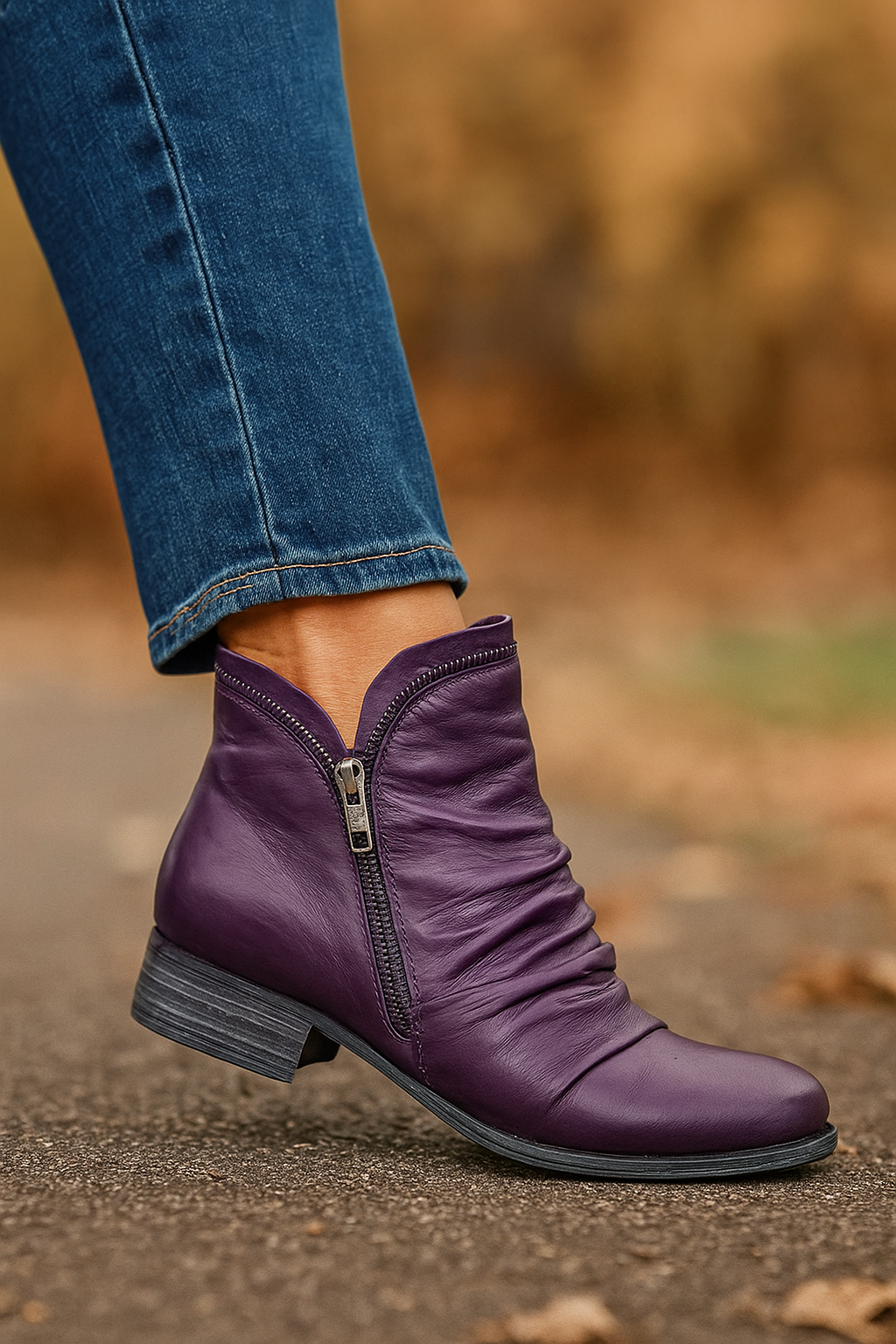Maria™ | Side-Zip Ankle Boots