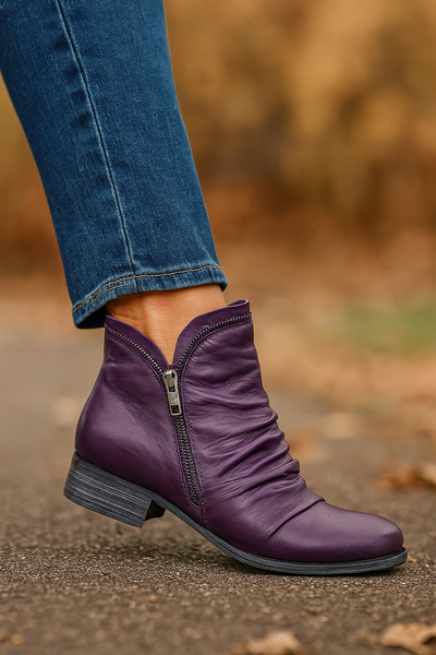 Maria™ | Side-Zip Ankle Boots