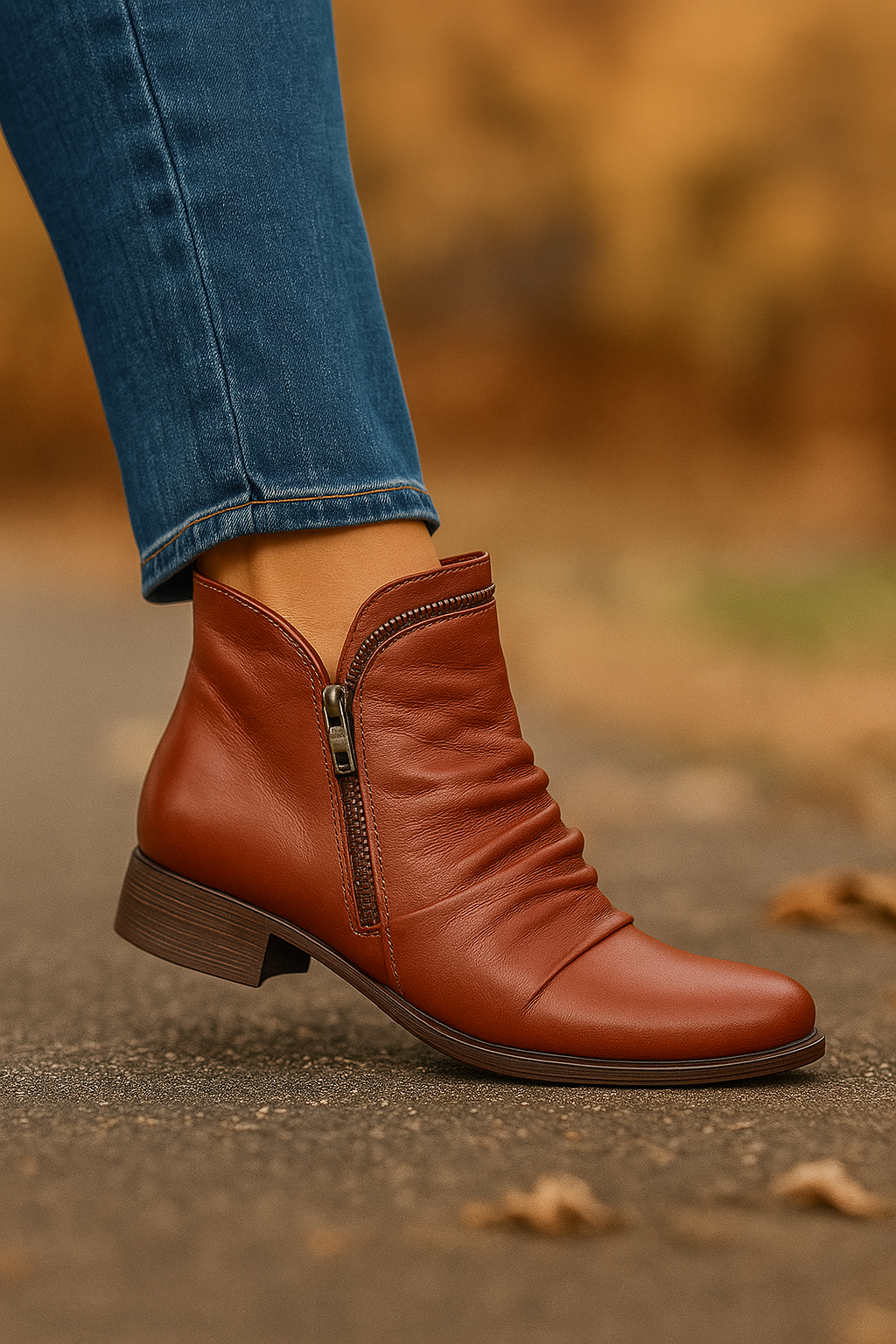 Maria™ | Side-Zip Ankle Boots