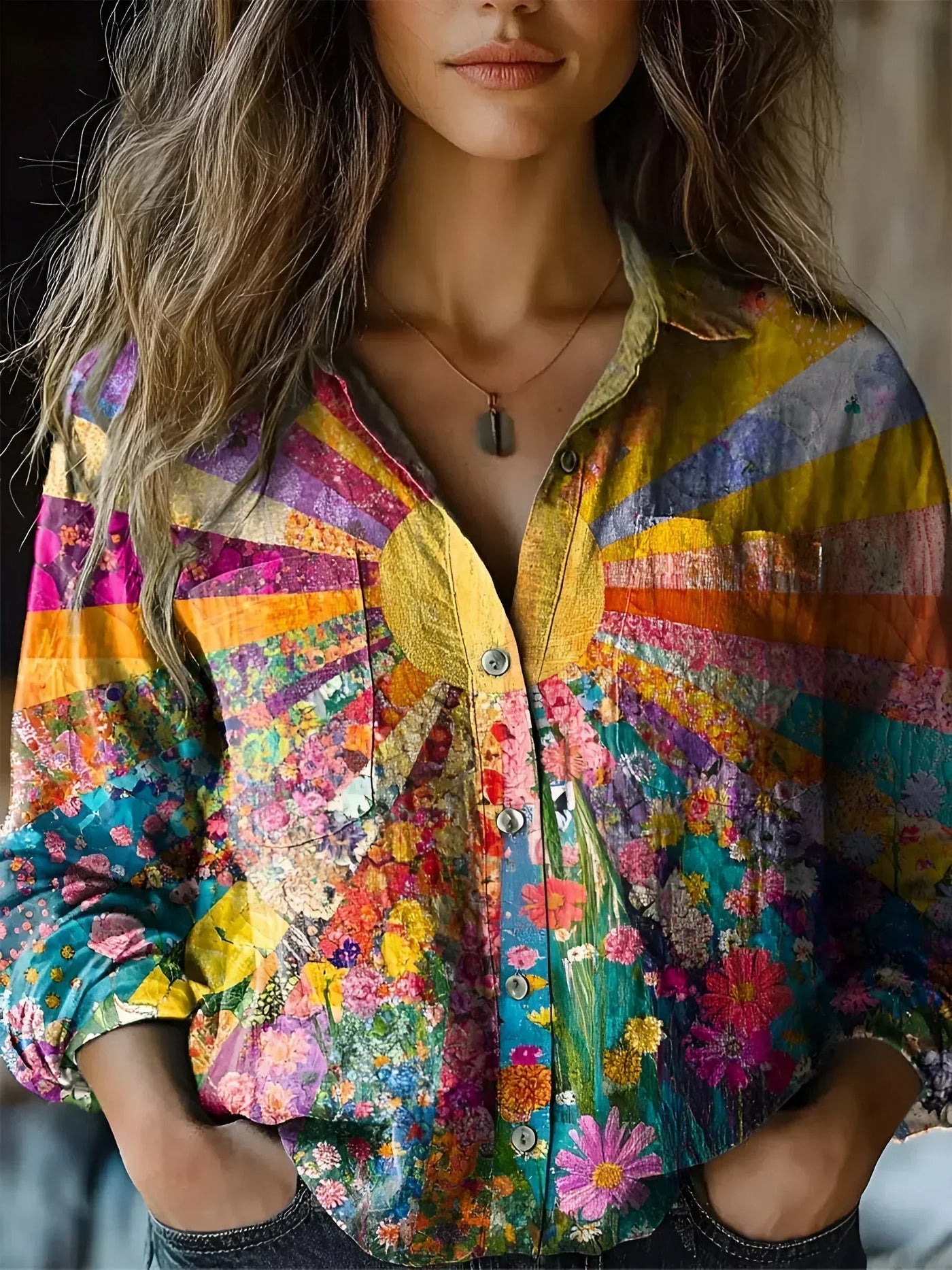 Radiant Sunflower Blouse