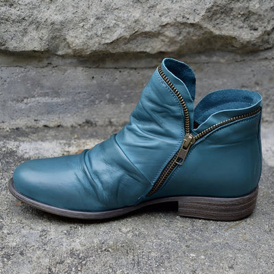 Maria™ | Side-Zip Ankle Boots
