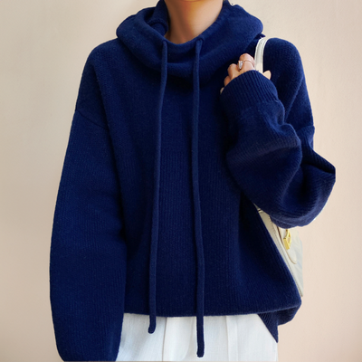 Eva - Drawstring Knit Sweater