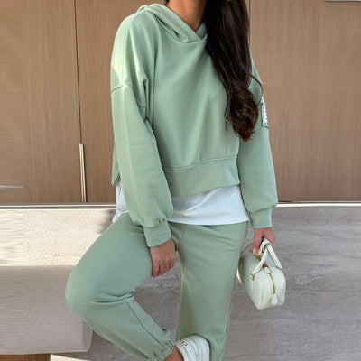 THALIRYN – HOODED CASUAL SWEATSHIRT SET