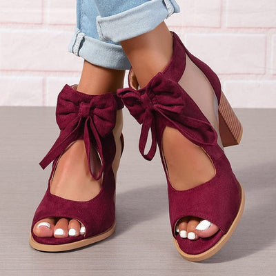 EVELYNRA – LUNETTE BOW HEELS